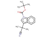 3-(1-<span class='lighter'>氰</span><span class='lighter'>基</span>-1-甲基乙基)-1H-<span class='lighter'>吲哚</span>-1-甲酸叔丁酯