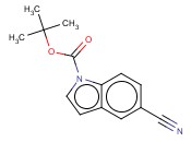 1-BOC-5-<span class='lighter'>氰</span><span class='lighter'>基</span><span class='lighter'>吲哚</span>