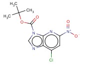 3H-<span class='lighter'>IMIDAZO</span>[4,5-B]PYRIDINE-3-CARBOXYLIC ACID, 7-CHLORO-5-NITRO-, 1,1-DIMETHYLETHYL ESTER