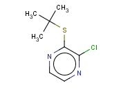 2-(TERT-BUTYLSULFANYL)-3-<span class='lighter'>CHLOROPYRAZINE</span>