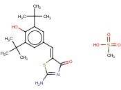(5Z)-2-<span class='lighter'>氨基</span>-5-[(3,5-<span class='lighter'>二</span>叔丁基-4-羟基苯基)<span class='lighter'>亚</span><span class='lighter'>甲基</span>]-1,3-噻唑-4-酮甲磺酸盐
