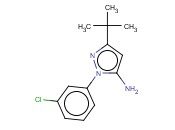 3-TERT-BUTYL-1-(3-CHLOROPHENYL)-1H-<span class='lighter'>PYRAZOL-5-AMINE</span>