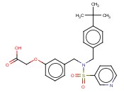 2-[3-[N-(4-叔丁基苄基)-N-(<span class='lighter'>吡啶</span>-3-基磺酰基)<span class='lighter'>氨基</span><span class='lighter'>甲基</span>]苯氧基]乙酸