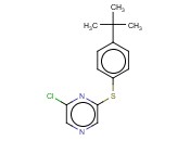 2-[(4-TERT-BUTYLPHENYL)SULFANYL]-6-<span class='lighter'>CHLOROPYRAZINE</span>