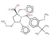 (4R,5S)-REL-1-[4-(1,1-二甲基乙基)-3-<span class='lighter'>甲</span>氧基苄基]-4-(<span class='lighter'>甲</span>氧基甲基)-2-(1H-吡唑-1-甲基)-5-(2-噻唑基)-D-<span class='lighter'>脯氨酸</span>