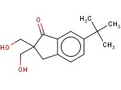 6-TERT-BUTYL-2,2-BIS(HYDROXYMETHYL)-1-<span class='lighter'>INDANONE</span>