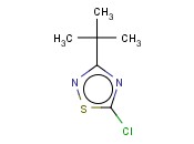 3-TERT-BUTYL-5-CHLORO-<span class='lighter'>1,2,4</span>-THIADIAZOLE