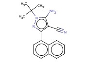 5-<span class='lighter'>氨基</span>-3-(1-萘基)-4-氰基-1-叔丁基<span class='lighter'>吡唑</span>