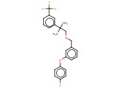 1-(4-<span class='lighter'>氟</span>苯氧基)-3-({2-<span class='lighter'>甲基</span>-2-[3-(<span class='lighter'>三</span><span class='lighter'>氟</span><span class='lighter'>甲基</span>)苯基]丙氧基}<span class='lighter'>甲基</span>)苯