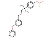 1-({2-[4-(二氟甲<span class='lighter'>氧基</span>)苯基]-2-甲基<span class='lighter'>丙</span><span class='lighter'>氧基</span>}甲基)-3-<span class='lighter'>苯</span><span class='lighter'>氧基</span><span class='lighter'>苯</span>