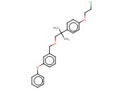 1-({2-[4-(2-氯乙<span class='lighter'>氧基</span>)苯基]-2-甲基<span class='lighter'>丙</span><span class='lighter'>氧基</span>}甲基)-3-<span class='lighter'>苯</span><span class='lighter'>氧基</span><span class='lighter'>苯</span>