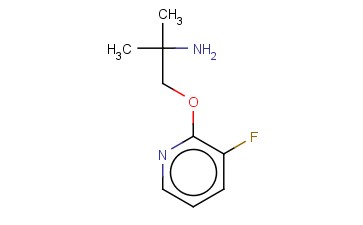 2-(2-AMINO-2-METHYLPROPOXY)-<span class='lighter'>3-FLUOROPYRIDINE</span>