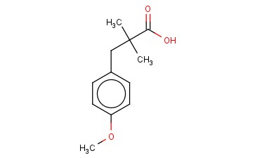 <span class='lighter'>BENZENEPROPANOIC</span> ACID, <span class='lighter'>4-METHOXY-ALPHA</span>,<span class='lighter'>ALPHA-DIMETHYL-</span>