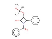 (3R,4S)-1-苯甲酰-3-(1-甲氧基-1-甲基乙氧基)-4-苯基-2-氮杂<span class='lighter'>环</span><span class='lighter'>丁酮</span>
