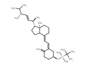 叔-丁基-二甲基-(4-<span class='lighter'>亚</span>甲基-3-{2-[7a-甲基-1-(1,4,5-三甲基-己-2-<span class='lighter'>烯</span><span class='lighter'>基</span>)-八氢-茚-4-亚基]-<span class='lighter'>亚</span>乙基}-环己三<span class='lighter'>烯</span>并氧基)-硅烷