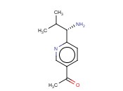 6-((1S)-1-AMINO-2-METHYLPROPYL)-<span class='lighter'>3-ACETYLPYRIDINE</span>
