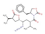 [2S-[2a[1(R*),2R*,4R*],4b]]-3-[4-叠氮-2-异丙基-1-氧代-4-[四氢-4-异丙基-5-氧代-2-呋喃基]丁基]-4-苄基-2-噁唑烷酮