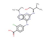 (2R)-2-[[6-[(3-<span class='lighter'>氯</span>-4-羧基苯基)氨基]-9-(1-甲基乙基)-9H-<span class='lighter'>嘌呤</span>-2-基]氨基]-3-甲基-1-丁醇