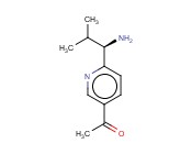 6-((1R)-1-AMINO-2-METHYLPROPYL)-<span class='lighter'>3-ACETYLPYRIDINE</span>
