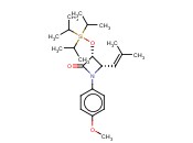 (3R,4S)-1-(4-Methoxyphenyl)-4-(2-methylpropenyl)-3-triisopropylsilyloxy-azetidin-2-one