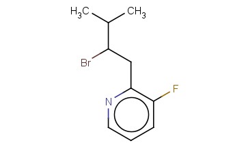 2-(2-BROMO-3-METHYLBUTYL)-<span class='lighter'>3-FLUOROPYRIDINE</span>
