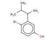 3-(1-AMINO-2-METHYLPROPYL)-4-<span class='lighter'>BROMOPHENOL</span>
