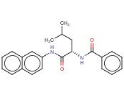 N-BENZOYL-L-<span class='lighter'>LEUCINE</span>-2-NAPHTHYLAMIDE