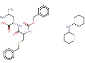CARBOBENZYLOXY-S-BENZYL-L-CYSTEINYL-L-<span class='lighter'>LEUCINE</span> DICYCLOHEXYLAMINE SALT