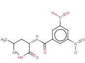 N-3-5-DINITROBENZOYL-L-<span class='lighter'>LEUCINE</span>
