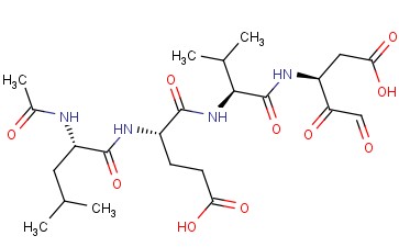 AC-LEU-GLU-VAL-ASP-ALDEHYDE (<span class='lighter'>PSEUDO</span> ACID)