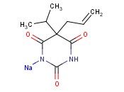 5-烯<span class='lighter'>丙基</span>-5-<span class='lighter'>异</span><span class='lighter'>丙基</span>巴比妥钠