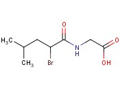 N-(DL-溴-4-甲基戊酰)<span class='lighter'>甘氨酸</span>