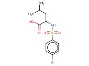 N-[(4-BROMOPHENYL)SULFONYL]-L-<span class='lighter'>LEUCINE</span>
