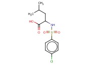 N-[(4-CHLOROPHENYL)SULFONYL]-L-<span class='lighter'>LEUCINE</span>