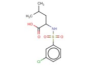<span class='lighter'>LEUCINE</span>, N-[(3-CHLOROPHENYL)SULFONYL]-