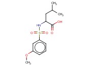 <span class='lighter'>LEUCINE</span>, N-[(3-METHOXYPHENYL)SULFONYL]-