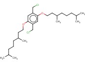 2,5-<span class='lighter'>二</span>(<span class='lighter'>氯</span><span class='lighter'>甲基</span>)-1,4-<span class='lighter'>二</span>(3',7'-<span class='lighter'>二甲基</span>辛氧基)苯
