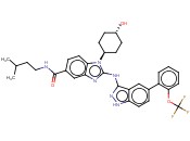 1-(4-羟基环己基)-2-[[5-(2-三<span class='lighter'>氟</span>甲氧基苯基)-1H-吲唑-3-基]氨基]-1H-<span class='lighter'>苯并咪唑</span>-5-羧酸 (3-甲基丁基)酰胺