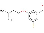 5-FLUORO-3-<span class='lighter'>ISO</span>-PENTOXYBENZALDEHYDE