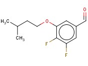 4,5-DIFLUORO-3-<span class='lighter'>ISO</span>-PENTOXYBENZALDEHYDE