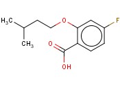 4-FLUORO-2-<span class='lighter'>ISO</span>-PENTOXYBENZOIC ACID
