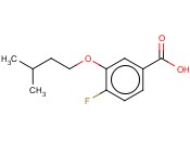 4-FLUORO-3-<span class='lighter'>ISO</span>-PENTOXYBENZOIC ACID