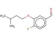 4-FLUORO-3-<span class='lighter'>ISO</span>-PENTOXYBENZALDEHYDE
