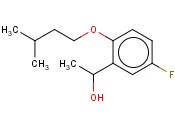 1-(5-FLUORO-2-<span class='lighter'>ISO</span>-PENTOXYPHENYL)ETHANOL