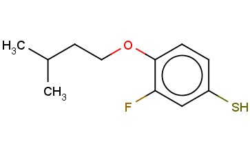3-FLUORO-4-<span class='lighter'>ISO</span>-PENTOXYTHIOPHENOL