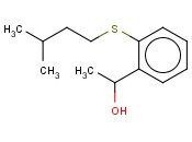1-[2-(<span class='lighter'>ISO</span>-PENTYLTHIO)PHENYL]ETHANOL