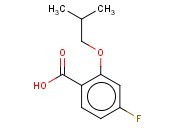2-<span class='lighter'>ISO</span>-BUTOXY-4-FLUOROBENZOIC ACID