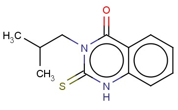 <span class='lighter'>3-ISOBUTYL-4-OXO-2-THIOXO-1,2,3,4-TETRAHYDROQUINAZOLINE</span>