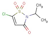 2-ISOPROPYL-5-CHLORO-1,1-DIOXOISOTHIAZOL-3(<span class='lighter'>2H</span>)-ONE