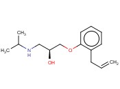 2-丙醇,1-[(1-甲基<span class='lighter'>乙基</span>)氨基]-3-[2-(2-丙烯-1-<span class='lighter'>基</span>)<span class='lighter'>苯</span>氧基]-,(2S)-